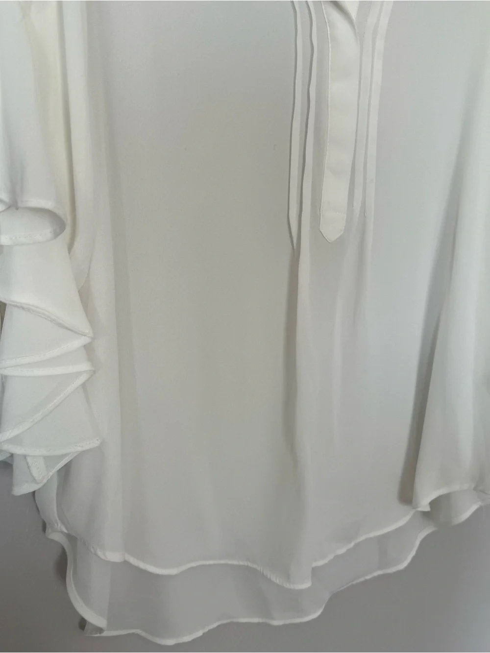 Vince Camuto sheer white